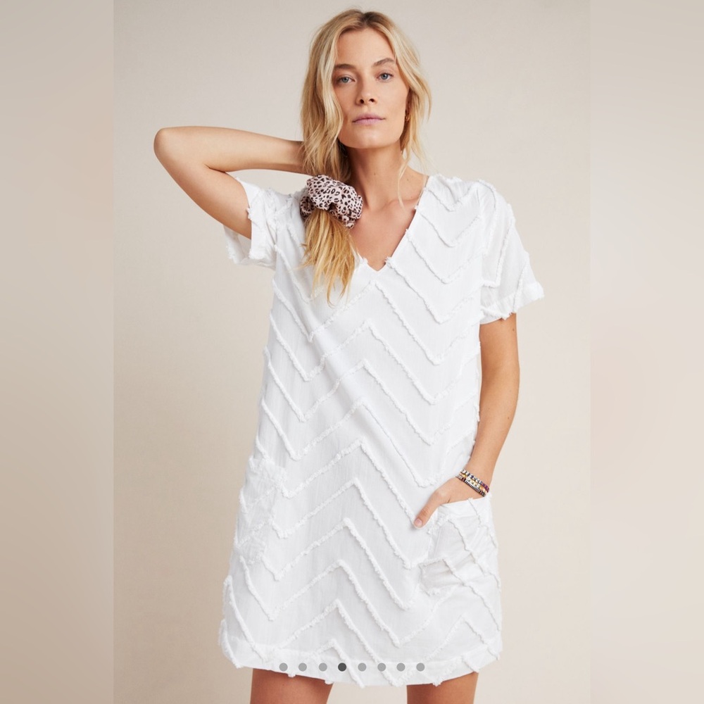 Marcelle textured shift dress